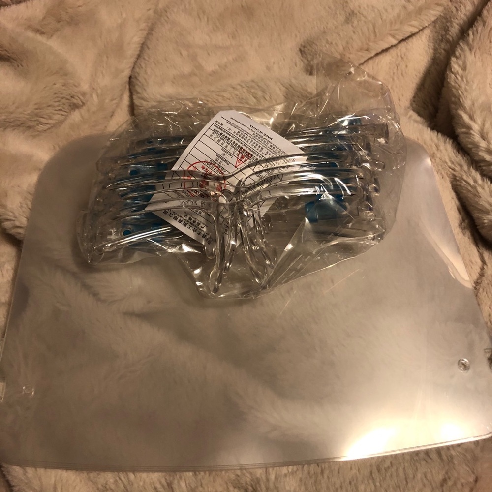 5 pack face shields